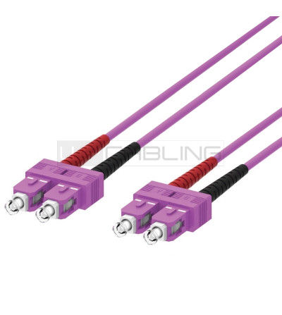 Cavo patch in fibra ottica bretella OM4 50/125 SC-SC WPC-FP4-5SCSC-030