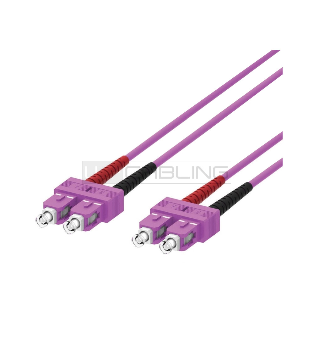 Cavo patch in fibra ottica bretella OM4 50/125 SC-SC WPC-FP4-5SCSC-030