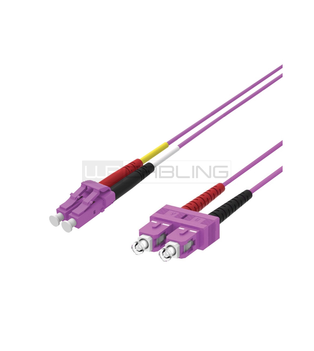 Cavo patch in fibra ottica bretella OM4 50/125 LC-SC WPC-FP4-5LCSC-005