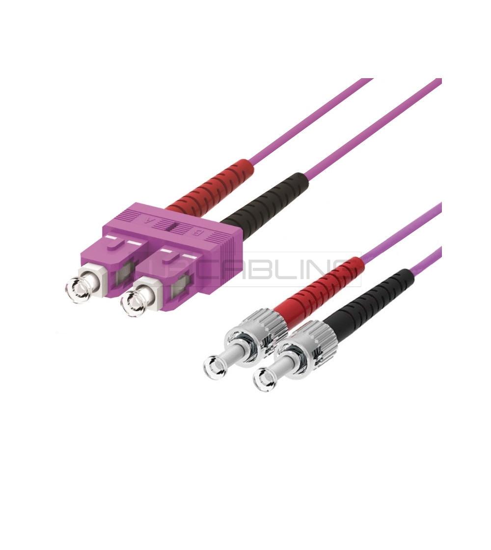 Cavo patch in fibra ottica bretella OM4 50/125 ST-SC WPC-FP4-5STSC-010