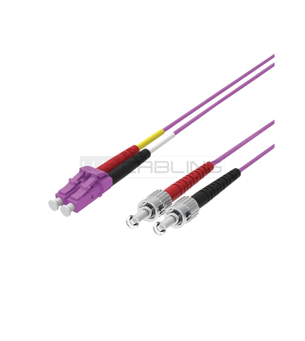 Cavo patch in fibra ottica bretella OM4 50/125 LC-ST WPC-FP4-5LCST-010