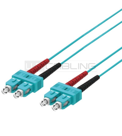 Cavo patch in fibra ottica bretella OM3 50/125 SC-SC WPC-FP3-5SCSC-010