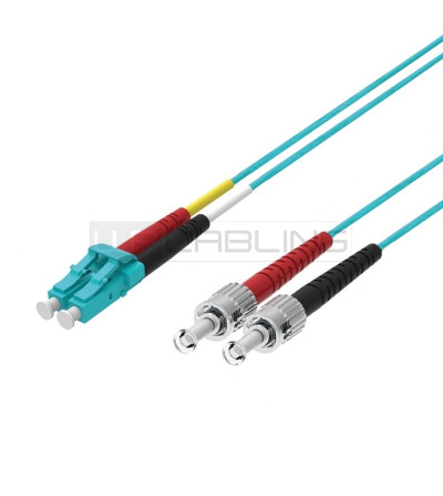Cavo patch in fibra ottica bretella OM3 50/125 LC-ST WPC-FP3-5LCST-010