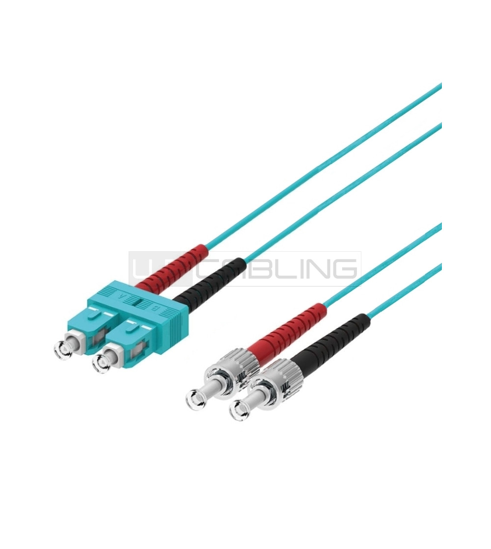 Cavo patch in fibra ottica bretella OM3 50/125 ST-SC WPC-FP3-5STSC-075