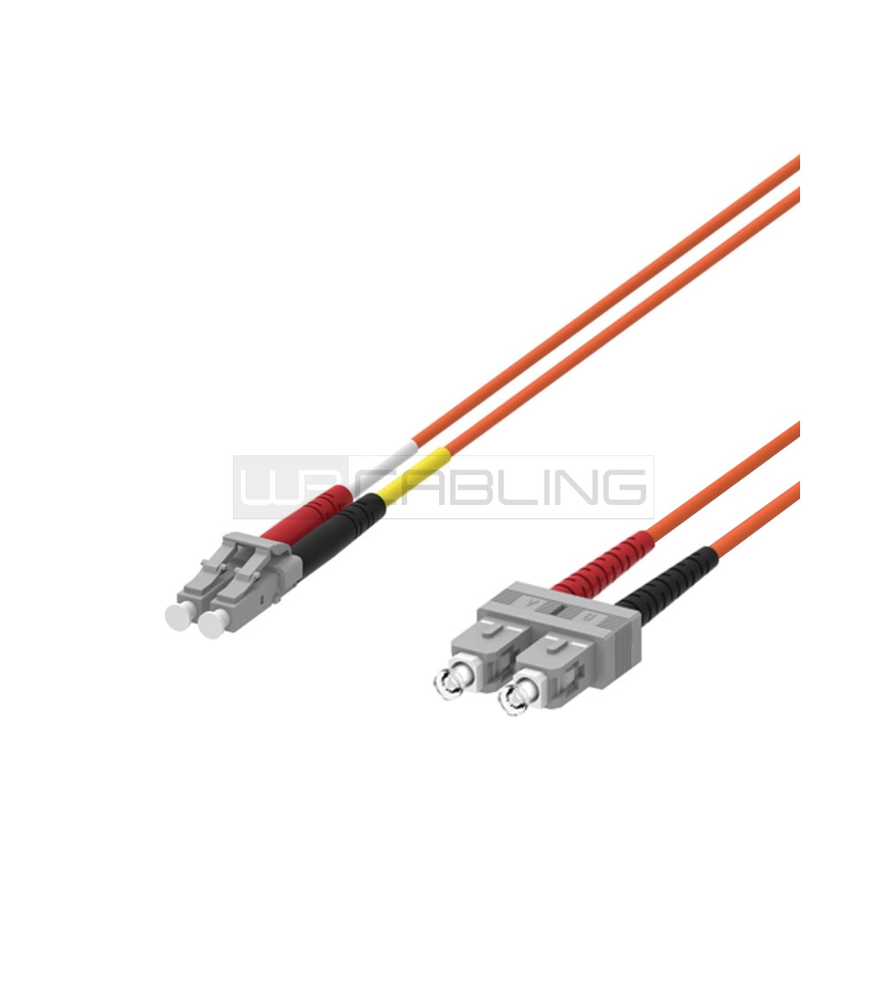 Cavo patch in fibra ottica bretella OM1 62,5/125 LC-SC WPC-FP1-6LCSC-100