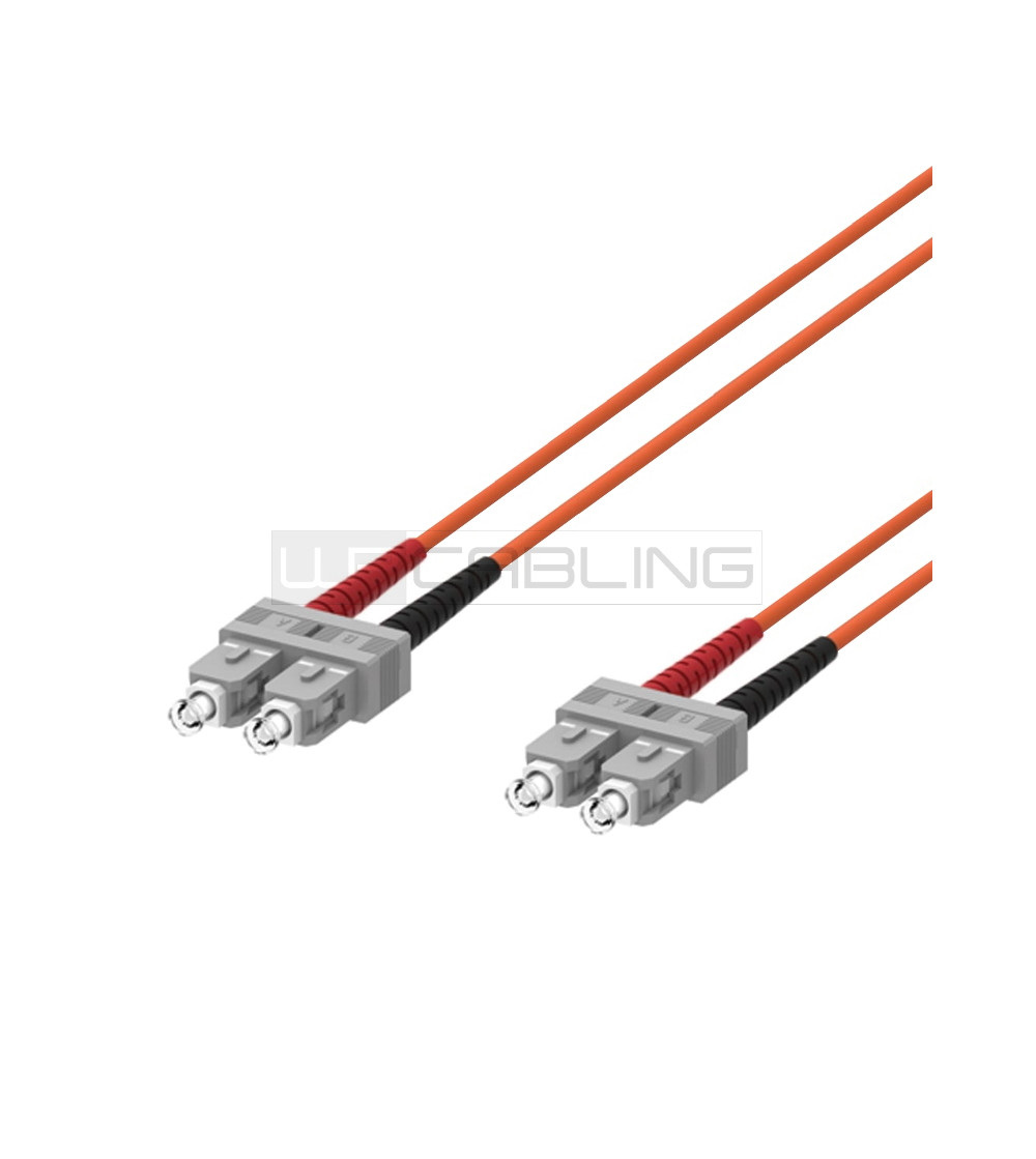 Cavo patch in fibra ottica bretella OM1 62,5/125 SC-SC WPC-FP1-6SCSC-100