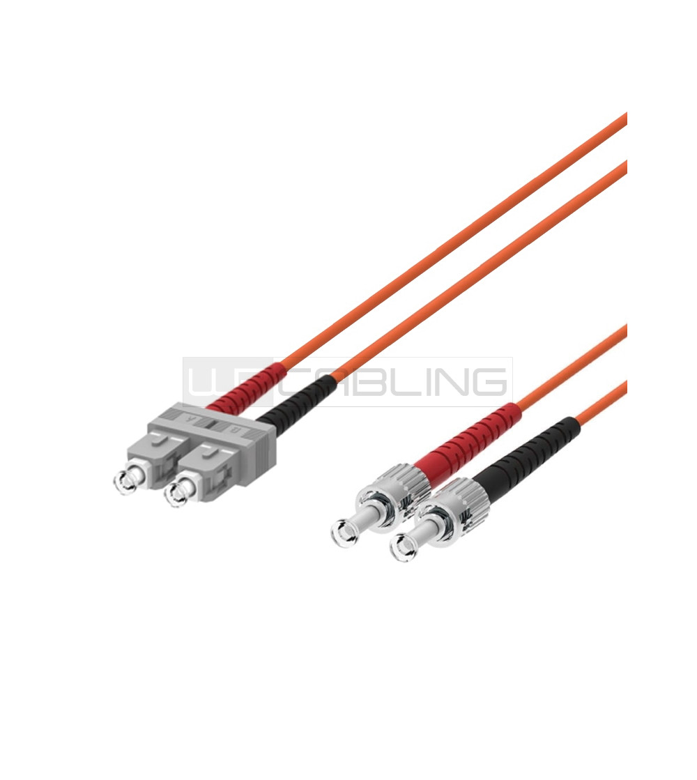 Cavo patch in fibra ottica bretella OM1 62,5/125 ST-SC WPC-FP1-6STSC-075