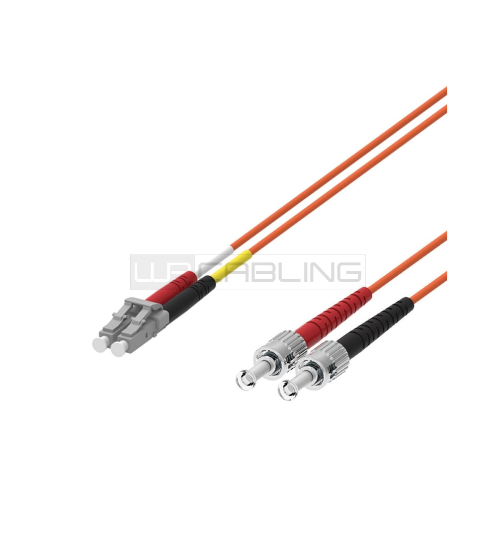 Cavo patch in fibra ottica bretella OM1 62,5/125 LC-ST WPC-FP1-6LCST-100